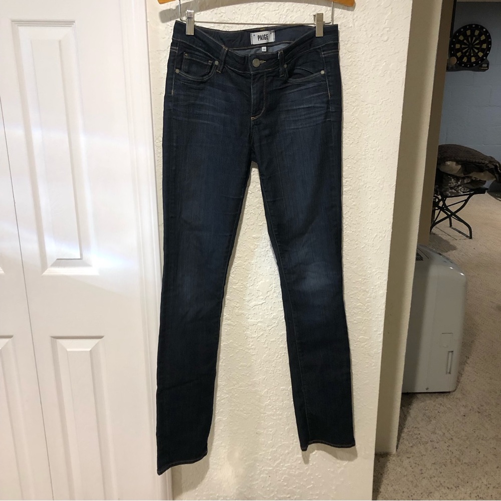 Paige women’s size 28 straight leg jeans.